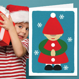 格言冬の雪空白の片 カード