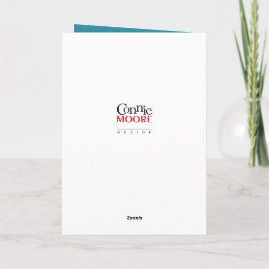 格言冬の雪空白の片 カード (裏面)