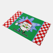 格言単独おもしろいクリスマスムービーパロディーレッドグリーン ドアマット (アングル)