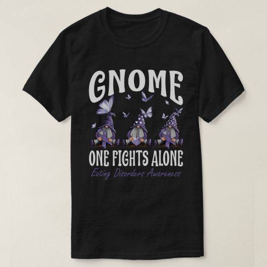 格言単独で障害と戦う認識度 Tシャツ (デザイン正面)