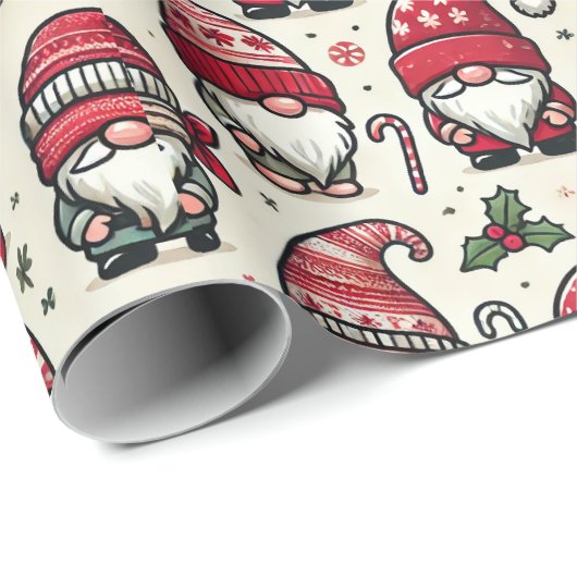 格言図解入りの、写真付きのクリスマスギフトラップ ラッピングペーパー (ロールコーナー)