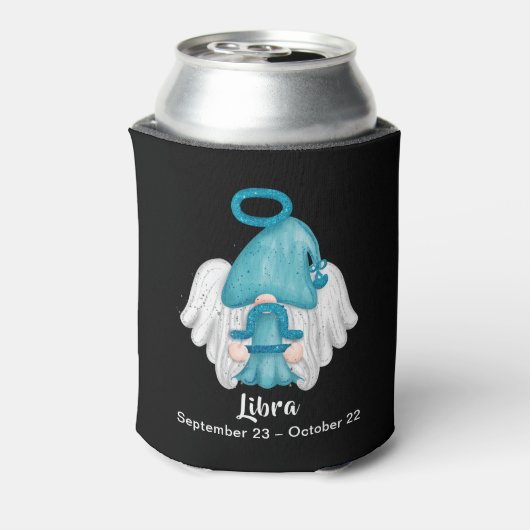 格言天秤座占星術サインエンジェル 缶クーラー (缶裏面)