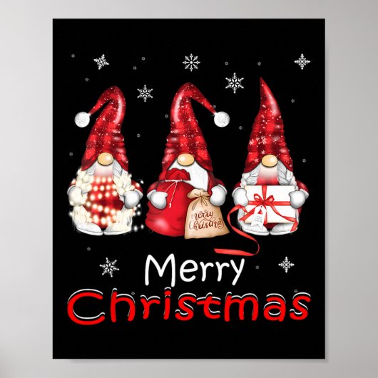 格言家族クリスマス女性のための男性バッファロープレイド ポスター (正面)