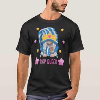 格言寝るのが大好きな女性昼寝Q Tシャツ