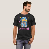 格言寝るのが大好きな女性昼寝Q Tシャツ (正面フル)