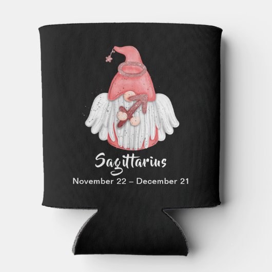 格言射手座星占いサインエンジェル 缶クーラー (裏面)