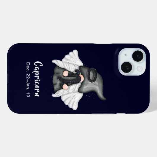 格言山羊座星占いサインエンジェル Case-Mate iPhoneケース (裏面 (横))