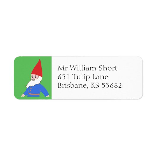 格言差出人住所ラベル ラベル (正面)