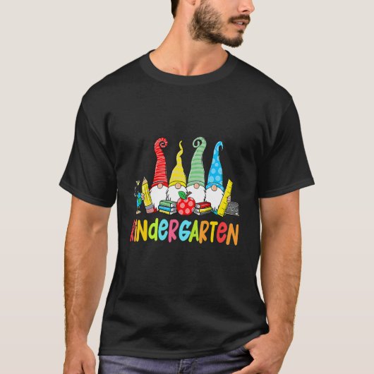 格言幼稚園クルー初日先生戻る Tシャツ (正面)