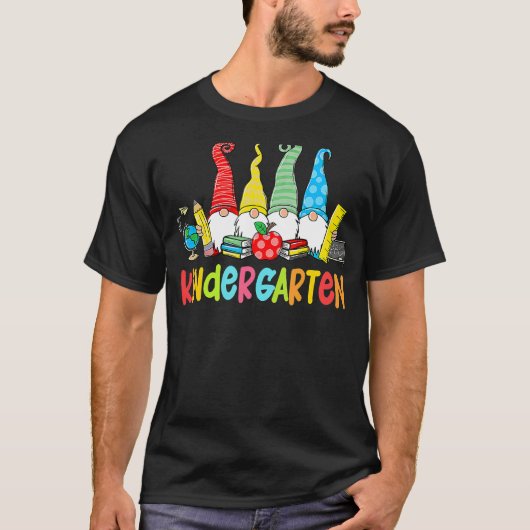 格言幼稚園クルー初日先生戻る Tシャツ (正面)