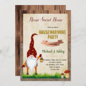 格言引っ越し祝いパーティーパーティの招待状 招待状 (正面/裏面)