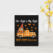 格言彼女の戦いは私の戦いRSD CRPS認識度ギ カード (黄色い花)