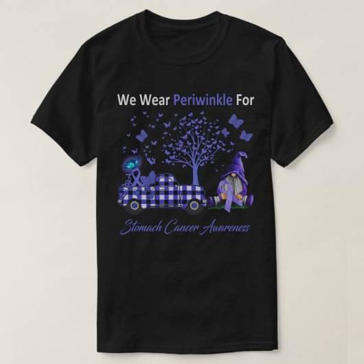 格言我々は胃がん認識のための衣服包皮 Tシャツ (デザイン正面)