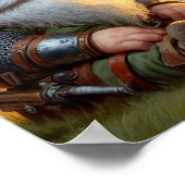 格言戦士、休む ポスター (角)