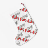 格言持猫足 スモールクリスマスストッキング (裏面 (吊り時))