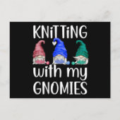 格言格言編み物編み物マイグノーミー ポストカード (正面)