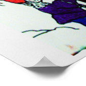 格言構築雪だるま ポスター (角)