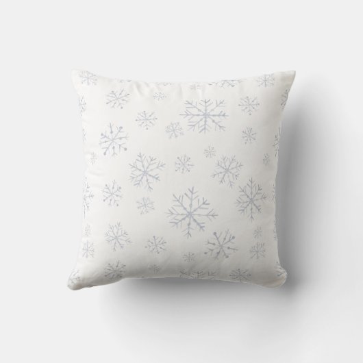 格言水彩クリスマスグノエルパーソナライズされた クッション (裏面)