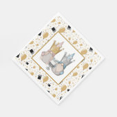 格言王室のお祝い スタンダードランチョンナプキン (角)