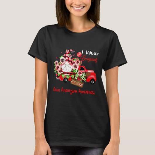 格言生存脳動脈瘤認識度 Tシャツ (正面)