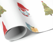 格言着用顔マスククリスマス2020 ラッピングペーパー (ロールコーナー)