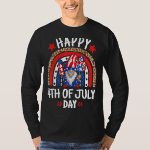 格言祝の独立Usa Day Happy 4th O Tシャツ