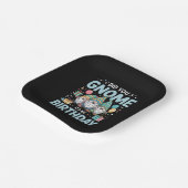 格言私の誕生日グノーミーパーティー格言 ペーパープレート (傾斜あり)