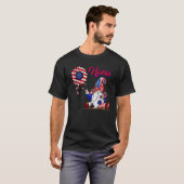 格言私は愛Nana Patriotic 4Th Of Ju Tシャツ (正面フル)