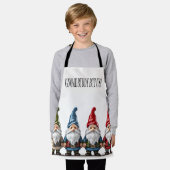 格言系 エプロン (着用した状態)