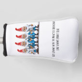 格言系 ゴルフヘッドカバー (正面)