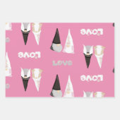 格言結婚の ラッピングペーパーシート (正面)