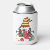 格言編み物キュートニットターギフトノルディック格言 缶クーラー (缶裏面)