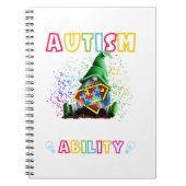 格言自閉症それは障害ではない違う ノートブック (正面)