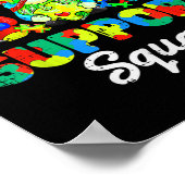 格言自閉症啓発支援隊ブルーリボン ポスター (角)