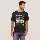 格言自閉症違う意識M Tシャツ (正面フル)