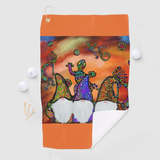 格言芸術 ゴルフタオル (インサイチュ)