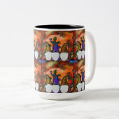 格言芸術 ツートーンマグカップ (正面右)