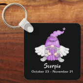 格言蠍座星占いサインエンジェル キーホルダー (正面)