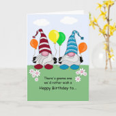 格言誕生日カード カード (黄色い花)