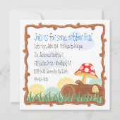 格言誕生日招待状 招待状 (裏面)