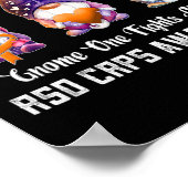 格言誰もRSD CRPS認識度単独RSD Cと戦わない ポスター (角)