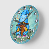 格言遊のジャック ラウンド壁時計 (傾斜)