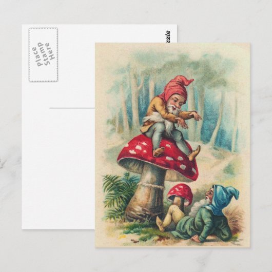 「格言遊ズon Toadstoot」はがき ポストカード (正面/裏面)