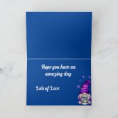 格言銀河系誕生日カード カード (内部)