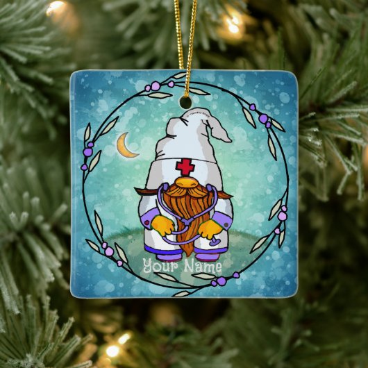 格言雄カスタムナースオーナメント セラミックオーナメント (ツリー)