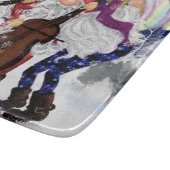 格言音楽バンドおもしろいクリスマスの板 カッティングボード (角)