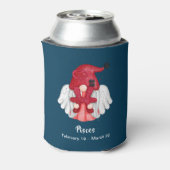 格言魚座の星占いサインエンジェル 缶クーラー (缶裏面)