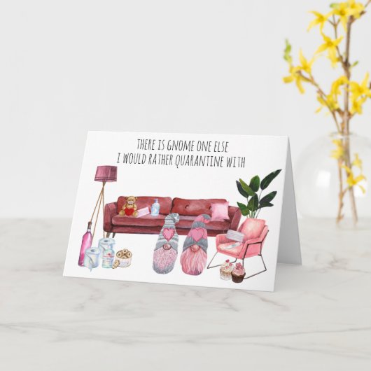 格言1つ他の私はむしろ隔離したい カード (黄色い花)