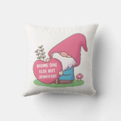 格言1つ以外のスウィートアーパーソナライズされたト名 クッション (裏面)