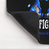 格言1人だけで戦う脱毛症認識度1 マウスパッド (コーナー)